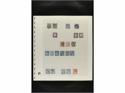 LOTES y COLECCIONES. ESPAÑA. Hojas de album conteniendo vari