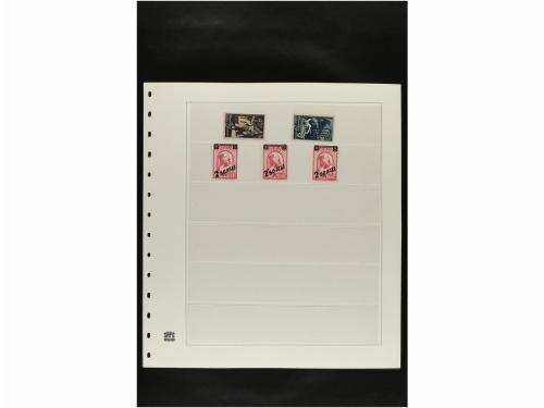 LOTES y COLECCIONES. ESPAÑA. Hojas de album conteniendo vari