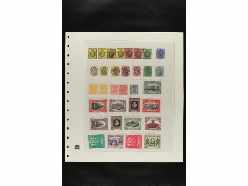 LOTES y COLECCIONES. ESPAÑA. Hojas de album conteniendo vari