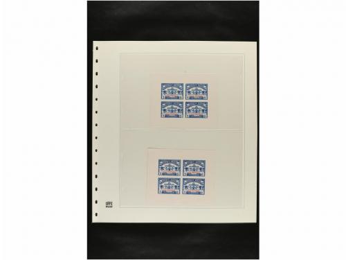 LOTES y COLECCIONES. ESPAÑA. Hojas de album conteniendo vari