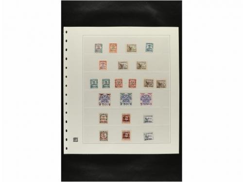 LOTES y COLECCIONES. ESPAÑA. Hojas de album conteniendo vari