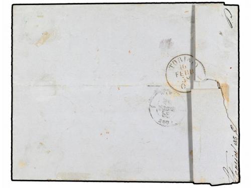 ✉ ITALIA ANTIGUOS ESTADOS: MODENA. Sa. 3, 4 (3). 1858. MÓDEN