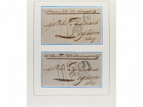 ✉ ESTADOS UNIDOS. 1855-61. LOT of 24 covers from NEW YORK to