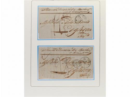 ✉ ESTADOS UNIDOS. 1855-61. LOT of 24 covers from NEW YORK to