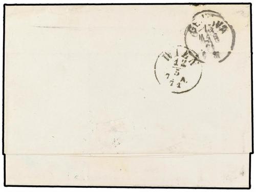 ✉ RUSIA. Sc. 20 (2), 23, 25. 1871. ODESSA a GENOVA (Italia).