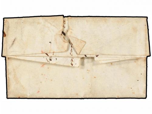 ✉ ESPAÑA: PREFILATELIA. 1841. SAN JUAN DE LES ABADESSAS a TA