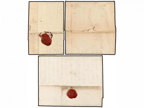 ✉ HOLANDA. 1689-94. LOT of three covers from DORDRECHT and O
