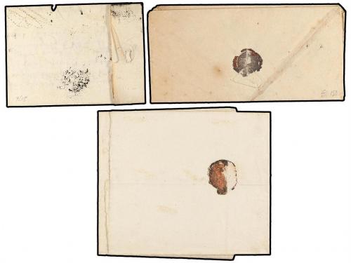 ✉ HOLANDA. 1689-1696. LOT of three covers from DEN HAAG to A