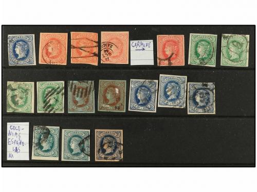 ° ESPAÑA. Conjunto de sellos en usado de las emisiones de 18
