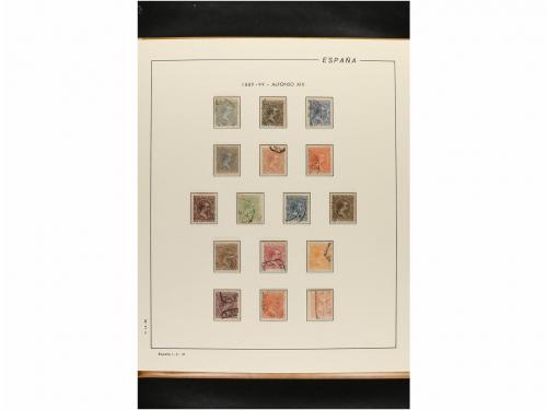 LOTES y COLECCIONES. ESPAÑA. Colección de 1850 a 1949 en dos