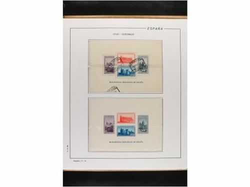 LOTES y COLECCIONES. ESPAÑA. Colección de 1850 a 1949 en dos