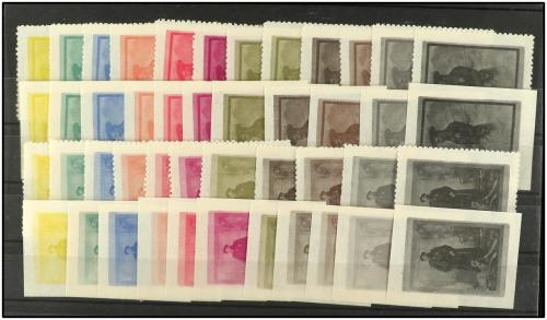 ESPAÑA: VIÑETAS. Conjunto de viñetas de Requetes, Diputación