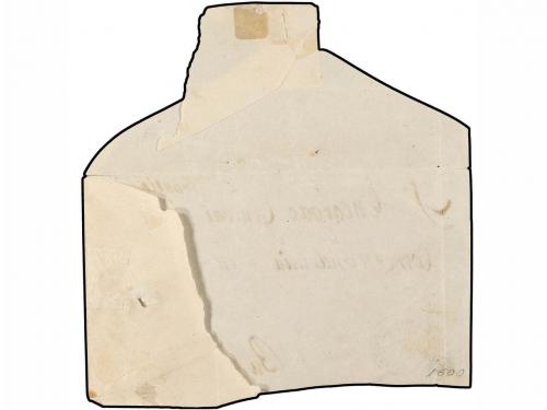 ✉ ESPAÑA. Ed. 156. 1874. AZPEITIA a BAYONA. 1 real azul, mat