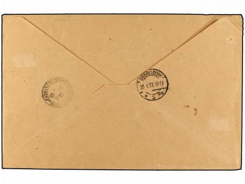 ✉ ANDORRA: ANDORRA FRANCESA. 1933. ANDORRA a ALEMANIA. Espec