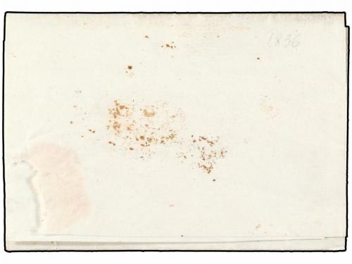 ✉ ANDORRA. 1836 (26 Febrero). CERVERA a ANDORRA. Carta compl