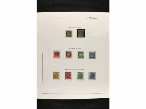 LOTES y COLECCIONES. ESPAÑA. Colección de 1850 a 2009 en onc