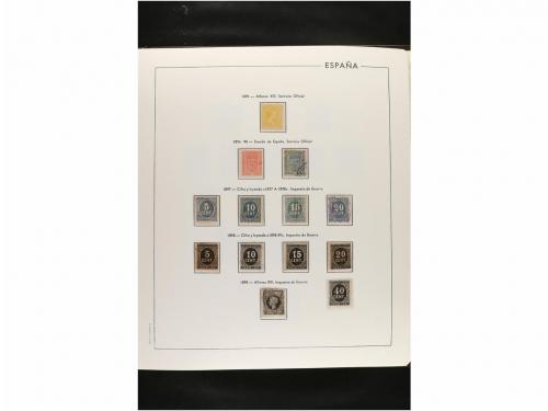 LOTES y COLECCIONES. ESPAÑA. Colección de 1850 a 2009 en onc