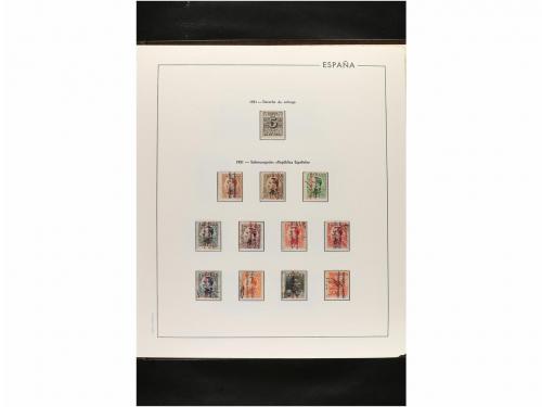 LOTES y COLECCIONES. ESPAÑA. Colección de 1850 a 2009 en onc