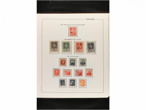 LOTES y COLECCIONES. ESPAÑA. Colección de 1850 a 2009 en onc