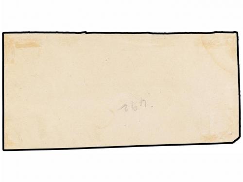 Δ BRASIL. Sc. 37, 40 (5). FRAGMENTO con sello de 10 reis en 