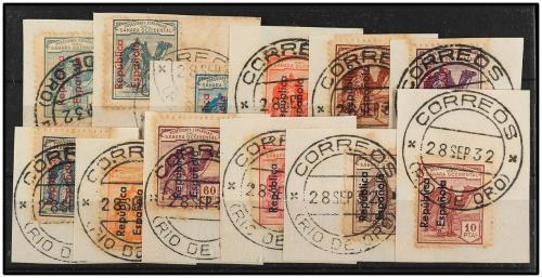 Δ COLONIAS ESPAÑOLAS: SAHARA. Ed. 36/47. SERIE COMPLETA sobr