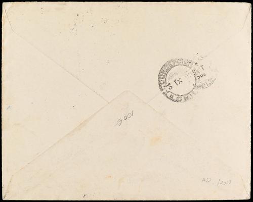 ✉ ESPAÑA. Ed. 243 (2), 173 (5). 1908. Circulada a VALDIVIA (