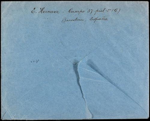 ✉ ESPAÑA. Ed. 638 (3), 639, 640. 1931. BARCELONA a VIENA (Au