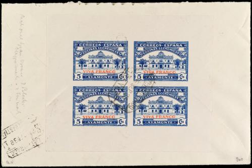 ✉ ESPAÑA GUERRA CIVIL. 1938. ORENSE a ALEMANIA. Precioso fra