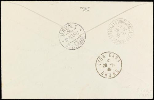 ✉ ANDORRA: ANDORRA FRANCESA. 1935. ANDORRA a SUIZA. Carta ce