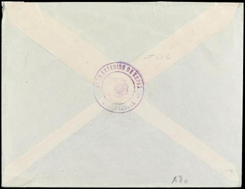 ✉ COLONIAS ESPAÑOLAS: GUINEA. Ed. 211 + L5. 1937. SANTA ISAB