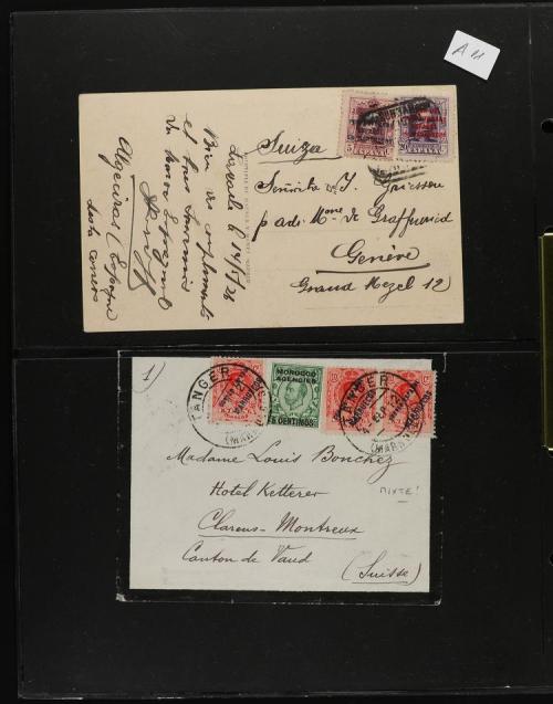 ✉ MARRUECOS. 1912-31. Conjunto de 8 cartas. 