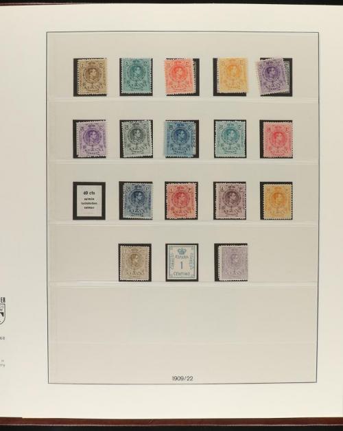 LOTES y COLECCIONES. ESPAÑA. Restos de colección de 1900 a 1