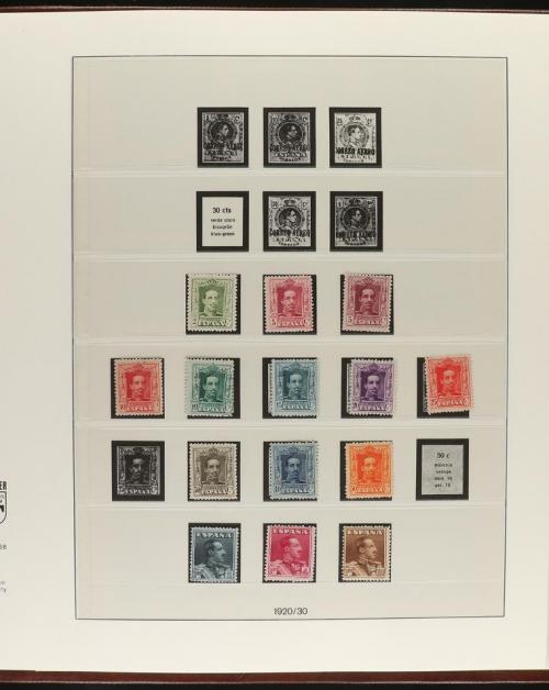 LOTES y COLECCIONES. ESPAÑA. Restos de colección de 1900 a 1