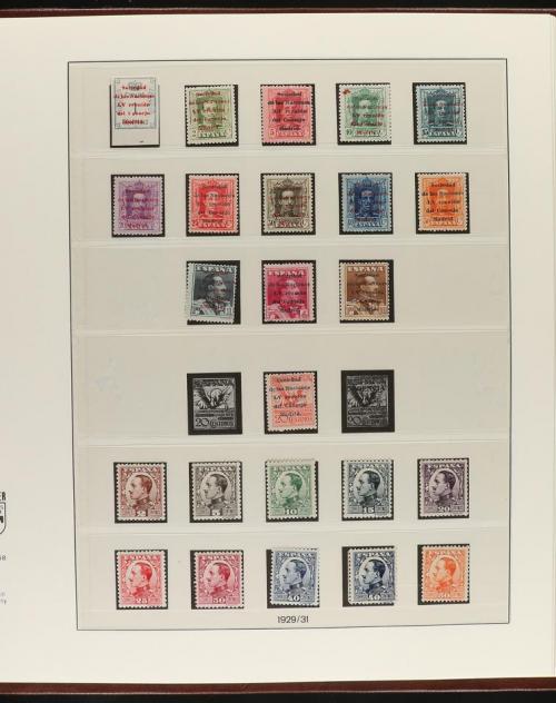 LOTES y COLECCIONES. ESPAÑA. Restos de colección de 1900 a 1