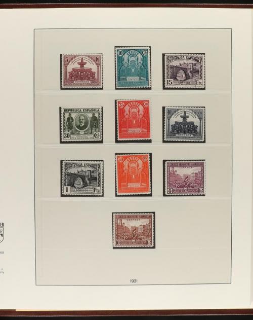 LOTES y COLECCIONES. ESPAÑA. Restos de colección de 1900 a 1