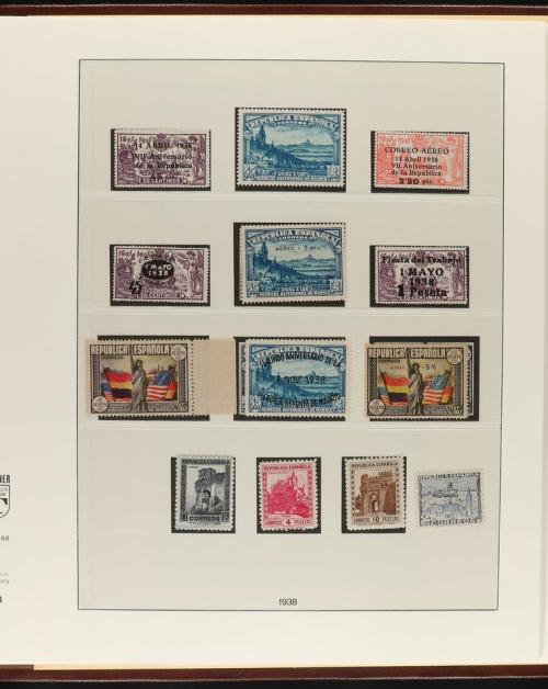 LOTES y COLECCIONES. ESPAÑA. Restos de colección de 1900 a 1