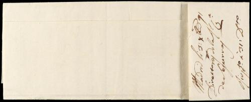 ✉ ESPAÑA: PREFILATELIA. 1791. MADRID a GÉNOVA (Italia). Port