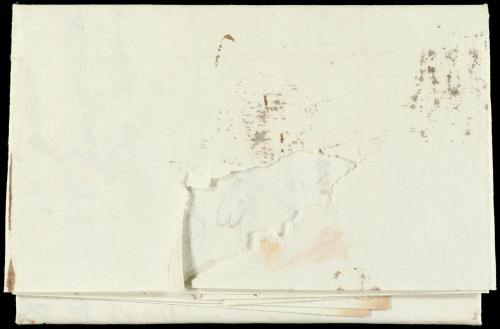 ✉ ESPAÑA: PREFILATELIA. 1816. MADRID a LAVAL (Francia). Marc