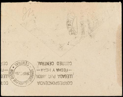 ✉ ESPAÑA. Ed. 292/96. 1926. Correo aéreo de LARACHE a MADRID