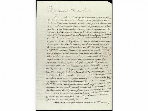 ✉ PALESTINA. 1815. JERUSALEM a MADRID. Carta completa a mano