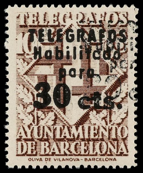 ** ESPAÑA: AYUNTAMIENTO DE BARCELONA. Ed. T 17/20. NO EMITID