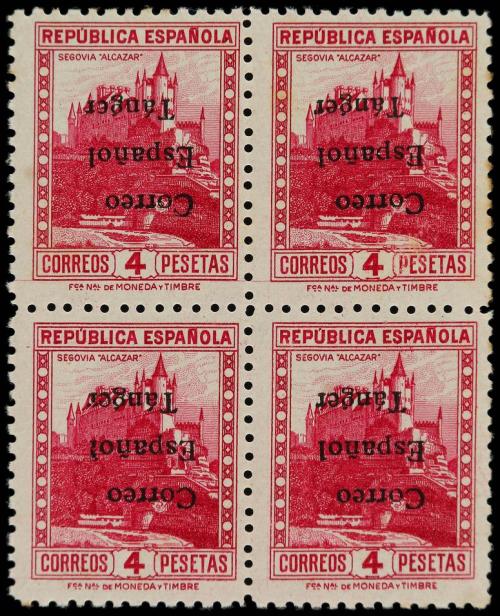 ** COLONIAS ESPAÑOLAS: TANGER. Ed. 106/07hi. 2 pts. y 4 pts.