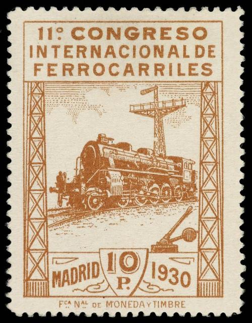 ** ESPAÑA. Ed. 480/81. 4 pts. rosa y 10 pts. castaño. Finale