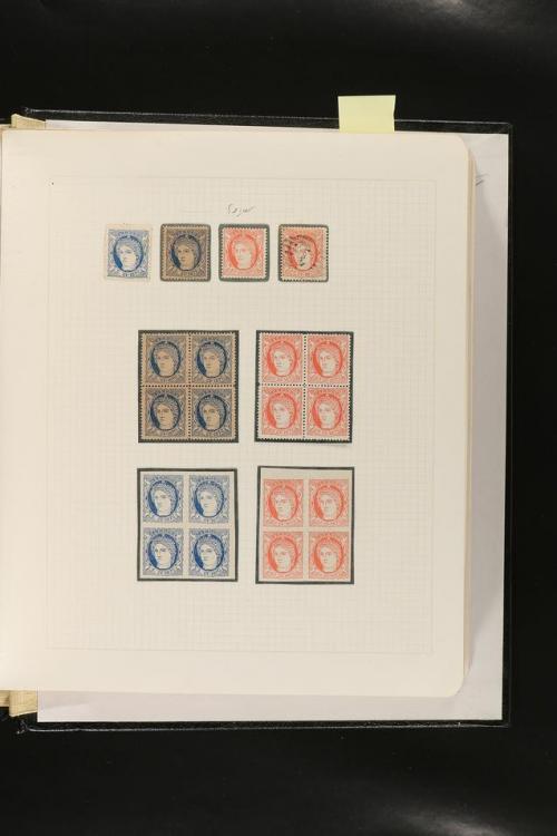 ESPAÑA. FALSOS FILATÉLICOS. Importante colección de referenc