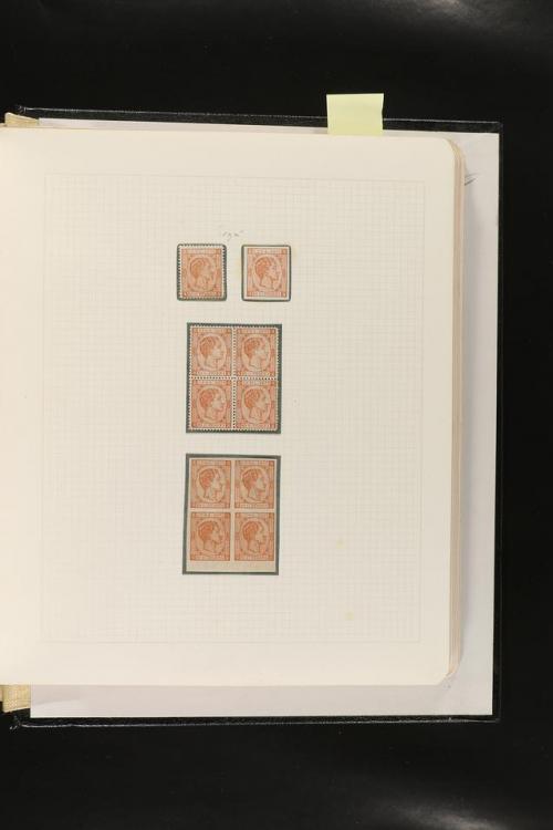 ESPAÑA. FALSOS FILATÉLICOS. Importante colección de referenc