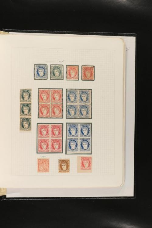 ESPAÑA. FALSOS FILATÉLICOS. Importante colección de referenc