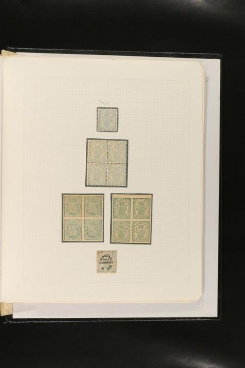 ESPAÑA. FALSOS FILATÉLICOS. Importante colección de referenc