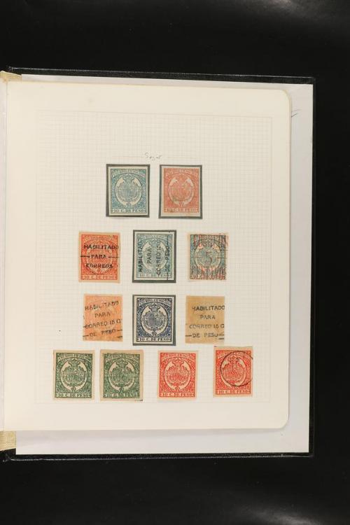 ESPAÑA. FALSOS FILATÉLICOS. Importante colección de referenc