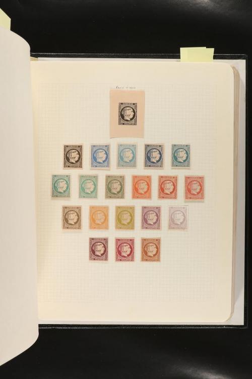 ESPAÑA. FALSOS FILATÉLICOS. Importante colección de referenc