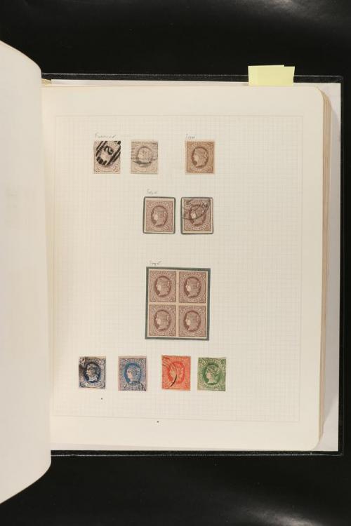 ESPAÑA. FALSOS FILATÉLICOS. Importante colección de referenc